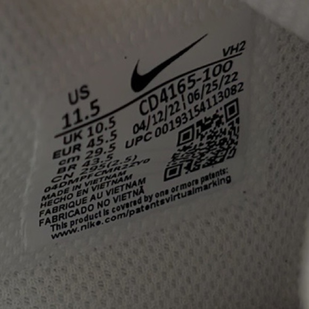 Nike Air Max Excee Shoes White Pure Platinum Men’s Sz 11.5 - Picture 10 of 10